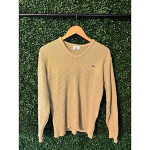 Lacoste Sweater Tan Size 4/Medium Mens